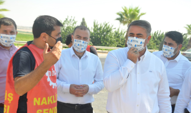 DEVA Partisi grevdeki işçileri ziyaret etti