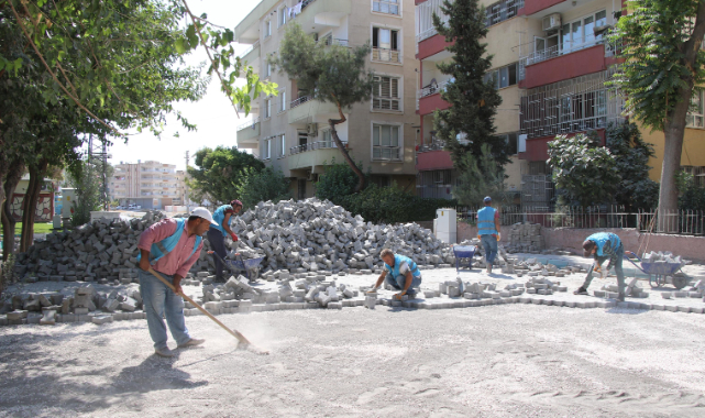 Haliliye'de iki mahallede kilitli parke çalışması başlatıldı