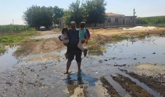 Suruç'ta pes dedirten görüntü! Kucaklarında taşıyorlar
