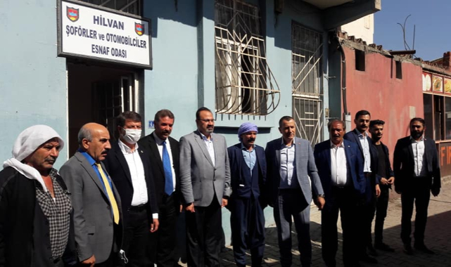 CHP'li heyet Hilvan'da meslek odalarını ziyaret etti