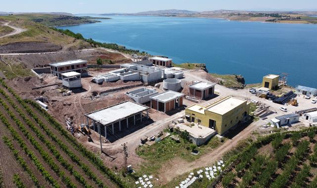 Hilvan arıtma tesisi çalışmaları devam ediyor