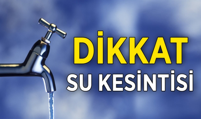 Mobilyacılar, Gıdacılar ve Hurdacılar sitesinde su kesintisi olacak