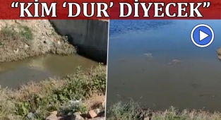 Şanlıurfa'da Fırat nehrine kanalizasyon suyu bırakılıyor