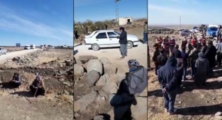 Siverek'te yolu yapılmayan köylülerden eylem