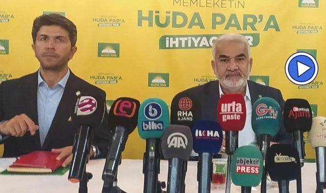 HÜDA PAR Genel Başkanı Zekeriya Yapıcıoğlu Urfa'da konuşuyor