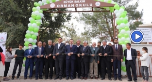 Şanlıurfa'nın ilk 'orman okulu' Karaköprü'de açıldı