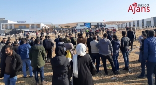 Şanlıurfa'da işsiz kalan işçiler eylem yaptı