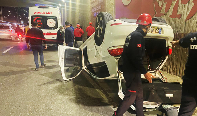 Şanlıurfa'nın göbeğinde otomobil takla attı: Yaralılar var