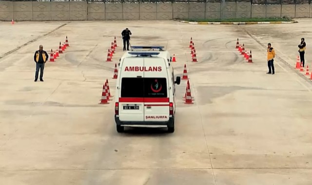 Urfa'da 112 personeline ileri sürüş eğitimi verildi