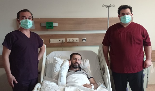 İşçinin kopan eli Urfa'da yerine dikildi
