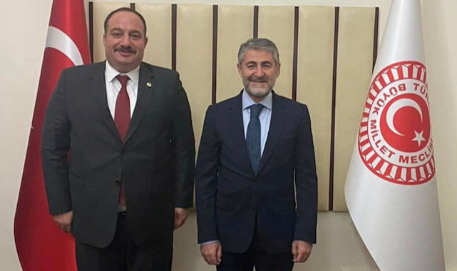 Salih Ekinci'den Bakan Nebati'ye ziyaret