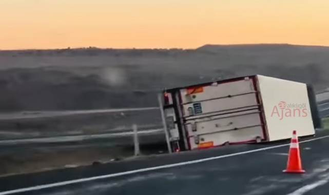 Siverek cehennem deresinde tır kazası