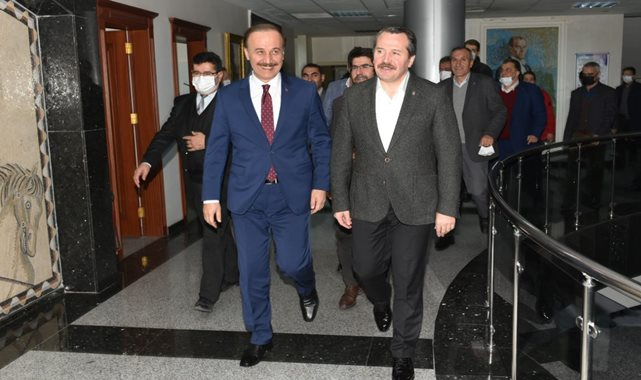 Vali Abdullah Erin, Memur-Sen heyetini kabul etti