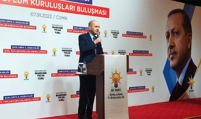 Kurtulmuş Şanlıurfa'da STK'larla buluştu