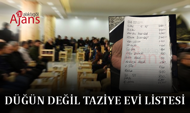 Şanlıurfa’da taziyesi olanın vay haline