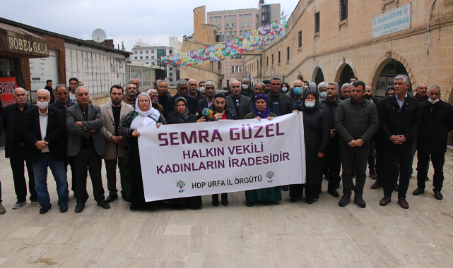 Şanlıurfa’da Semra Güzel protestosu