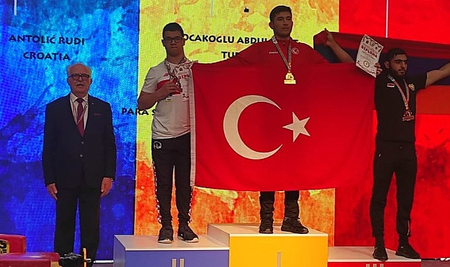 Haliliyeli sporcu Avrupa şampiyonu oldu