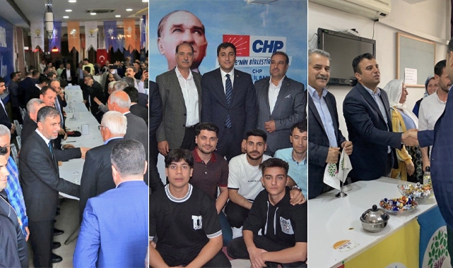 Şanlıurfa'da siyasi partilerin bayramlaşma heyecanı