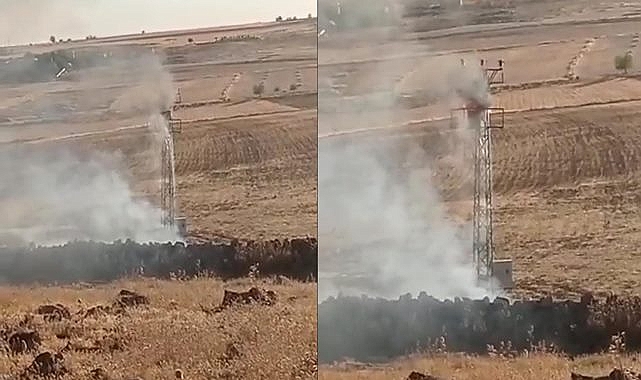 Urfa'da patlayan trafo yangına neden oldu