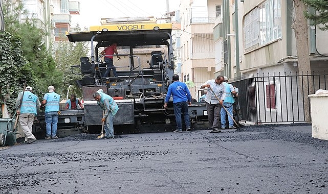 Sıcak asfalt çalışmalarında sona doğru