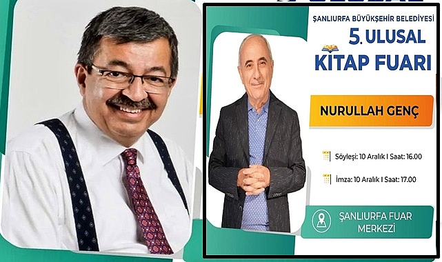 Ünlü Yazar ve Şairler Urfa’da Kitap Fuarına katılacak