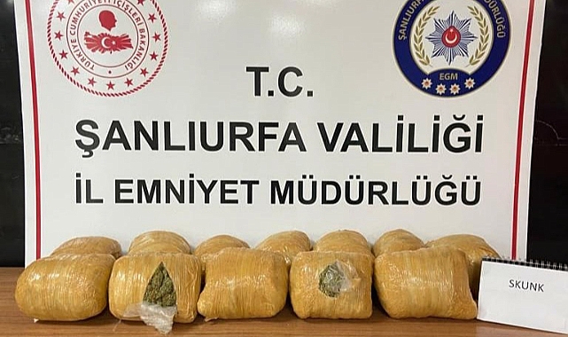 Urfa'da yüklü miktarda uyuşturucu madde ele geçirildi