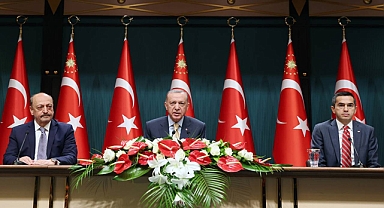 Cumhurbaşkanı Erdoğan açıkladı! Asgari ücret belli oldu