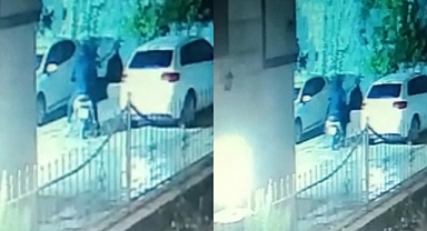 Urfa'da motosiklet hırsızlığı kameraya yansıdı