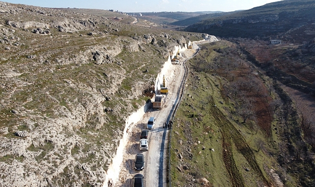 Büyükşehir Belediyesinden 7 mahalleyi kapsayan yol çalışması