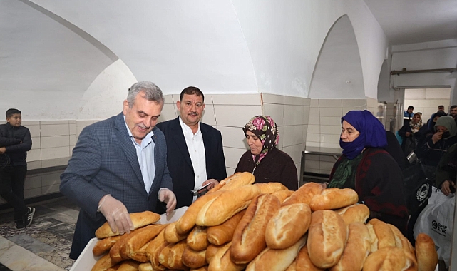 Büyükşehir'den aşevine halk ekmek desteği