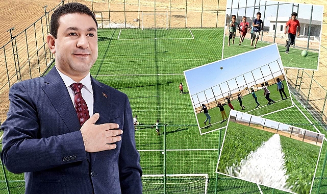 Harran’a 10 adet halı saha kazandırılıyor