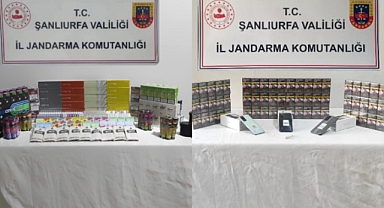 Hilvan'da yol aramasında bakın neler ele geçirildi