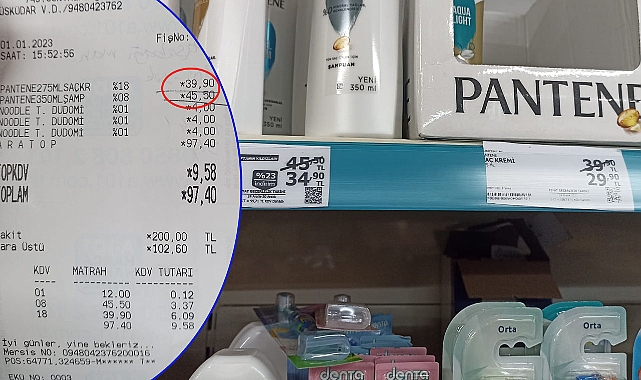 Marketlerde etiket oyunları!