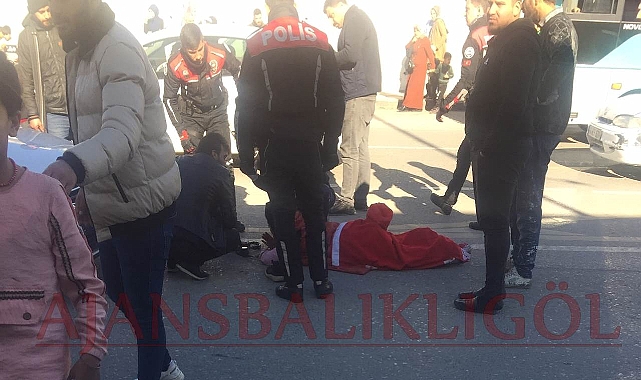 Urfa'da feci kaza! Kadına iki araç birden çarptı