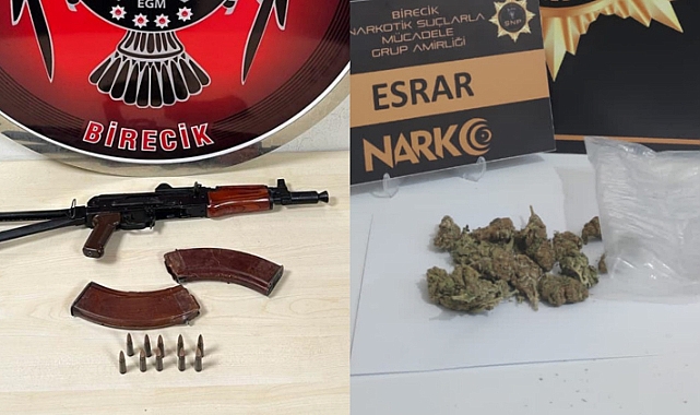 Urfa'nın ilçesinde uyuşturucu ve silah ele geçirildi