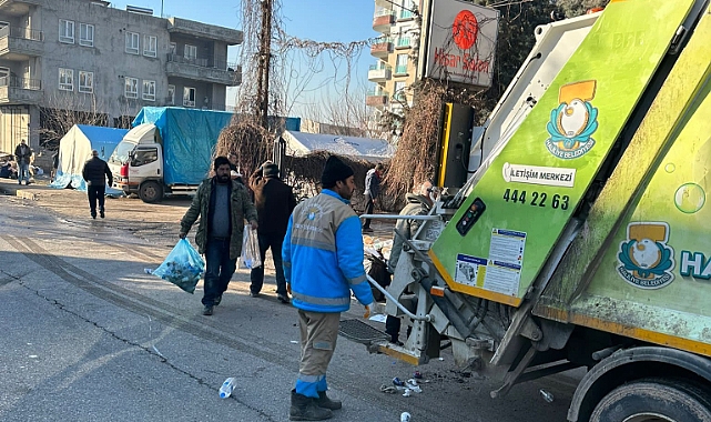 Haliliye'den Adıyaman'a temizlik desteği