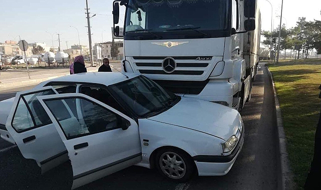 Şanlıurfa’da otomobil ile tır çarpıştı!