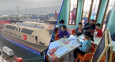 Depremzede öğrenciler, LGS VE YKS'YE "Yüzen Okul"da hazırlanacak