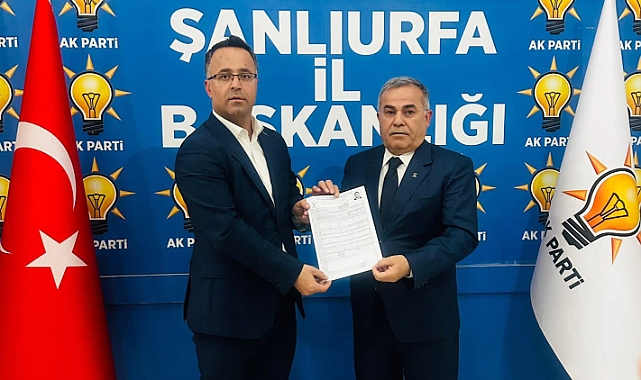 Mehmet Emin Kılıç, milletvekili aday adaylığı başvurusunu yaptı