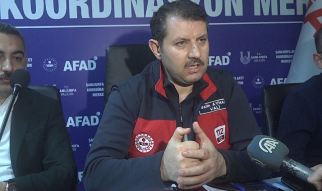 Şanlıurfa Valisi Ayhan'dan uyarı! Gece 03:00'a dikkat