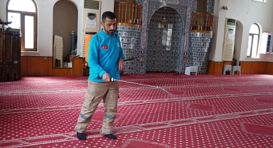 Haliliye Belediyesinden camilerde bayram namazı hazırlığı