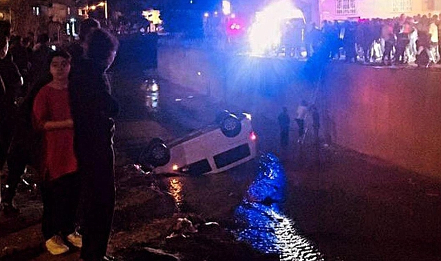 Şanlıurfa’da araç dereye uçtu! Çok sayıda yaralı var