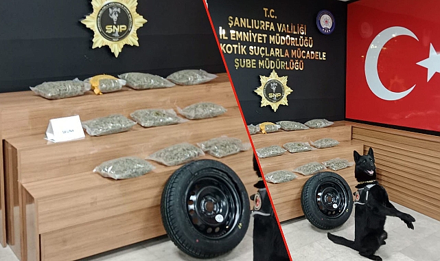 Urfa’da durdurulan araçta paketler halinde ele geçirildi
