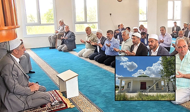 Suruç ilçesinde inşa edilen cami ibadete açıldı