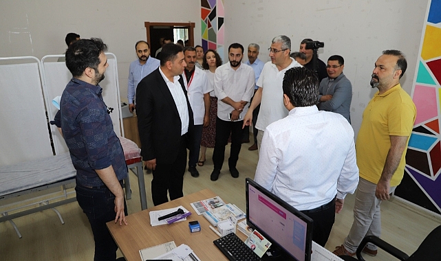 İl Sağlık Müdürü Solmaz, Harran'da sağlık tesislerini ziyaret etti