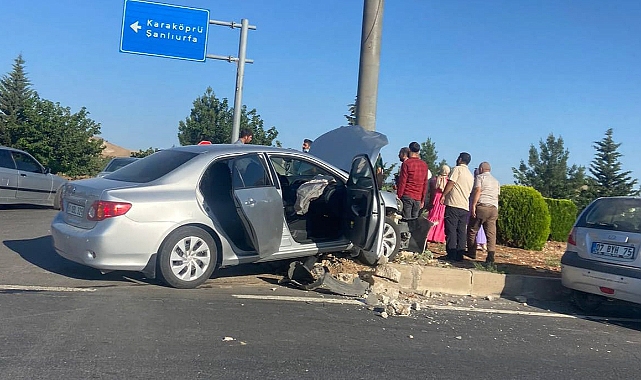 Urfa'da bayram sabahı kaza!