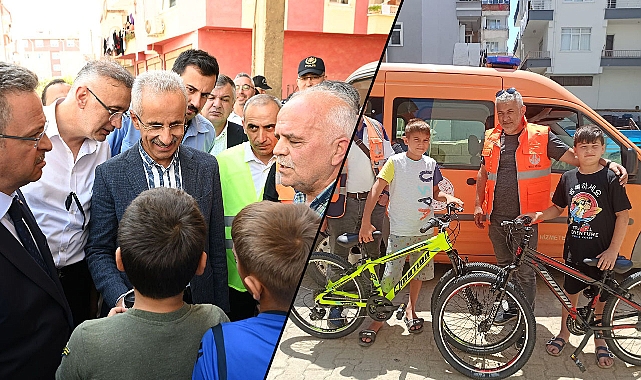 Bakan Uraloğlu, selzede çocukların talebine duyarsız kalmadı
