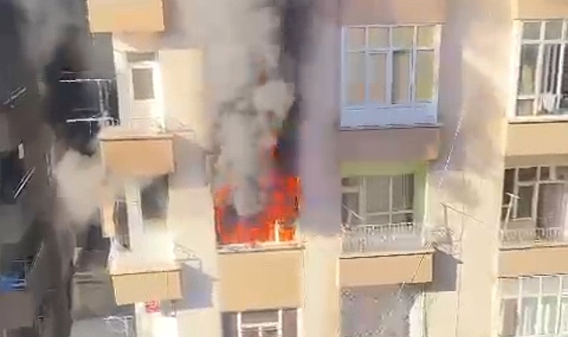 Haliliye'de bir apartman dairesinde yangın çıktı! 