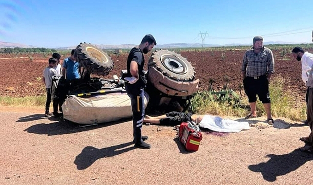 Şanlıurfa'da feci kaza! Traktör altında ezildi