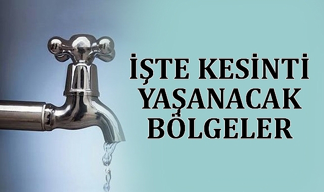 Urfa'nın Karaköprü ilçesinde birçok mahallede sular kesilecek!